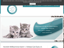 Tablet Screenshot of katzenverein.info