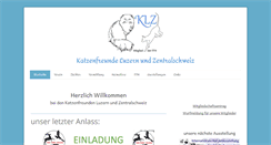 Desktop Screenshot of katzenverein.ch