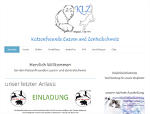 Tablet Screenshot of katzenverein.ch